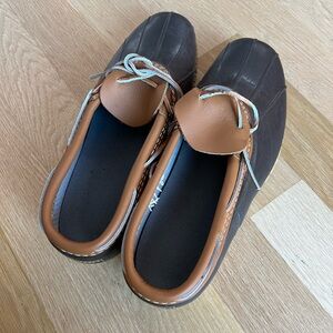 Men’s LL BEAN duck boots NEW rubber Mocs
